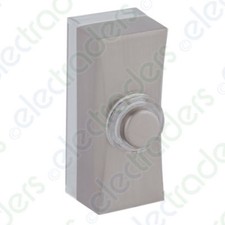BG MDCPB2-01 Wired Bell Push Satin Chrome 