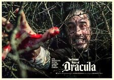 HAMMER HORROR FILM The Satanic Rites of Dracula art print poster CHRISTOPHER LEE