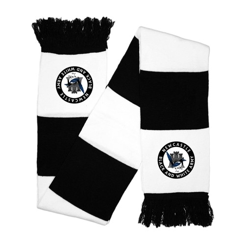 Newcastle crest scarf fanmade - newcastle,