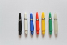 5 SETS OF NYLON EXTRA SHORT DART STEMS/SHAFTS WITH GRIP RINGS 