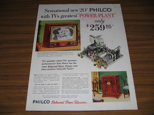 1952 vintage philco - 1952,