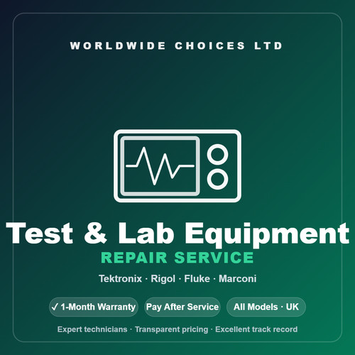 Test equipment repair - test, |