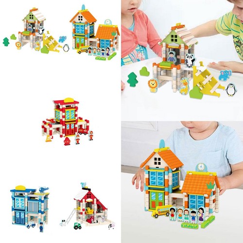 Wooden house diy building - wooden,