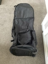 Black Golf Travel Bag Storage Cover Case with Wheels