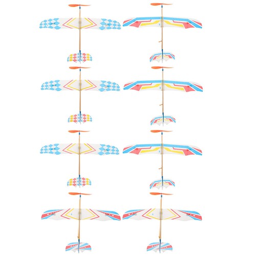 8pcs simple airplane - , model