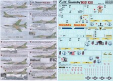 PRINT SCALE DECALS 1/72 F-105D