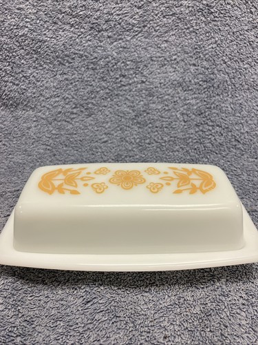 Vtg pyrex butter - butter, dish