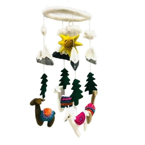 Llama cot mobile - mobile, baby