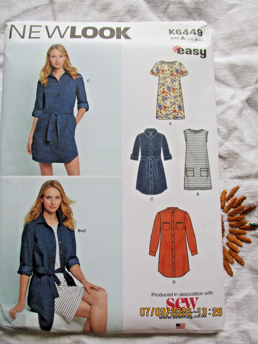 New look dress pattern - new, k6449