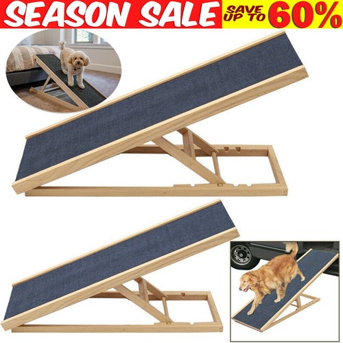 Folding dog pet ramp - pet,