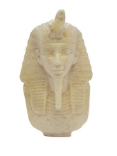 King Tut Bust Head White