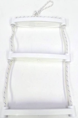 Boat safety rope ladder step - rope,