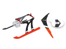 Aluminium/Carbon Fibre Landing Gear W/ Fin (RD) - BLADE NANO CPX/S/S2 (MH-NAS2-G