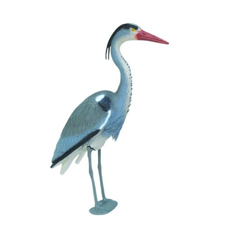 Realistic blue heron decoy - blue,