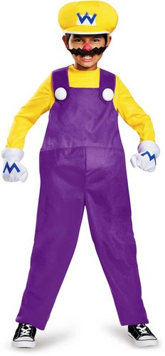 Wario deluxe kids costume - wario,