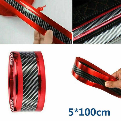 Carbon fiber car door sill - carbon,