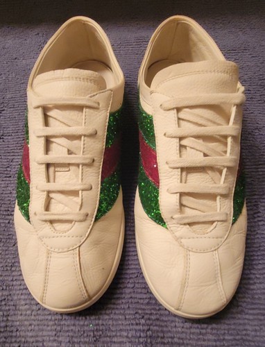 Gucci falacer white patent - falacer,