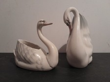 Pair Of ZAPHIR PORCELAIN SWAN