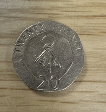 Gibraltar 2010 20p Keys Coin - Good Condition