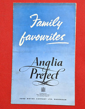 1952 FORD ANGLIA & PREFECT (E494A) Sales Brochure - Excellnt Condition
