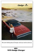 13x19 1970 DODGE CHARGER 500