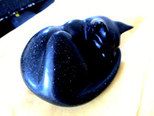 VINTAGE BLACK  SLEEPING CAT