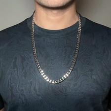 Thick 24” 9MM Silver Cuban