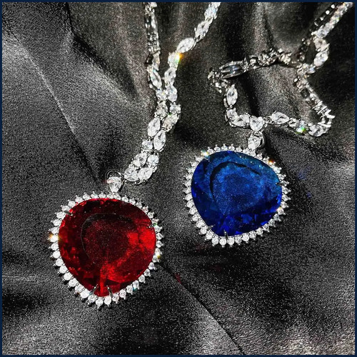Blue red titanic - red, the