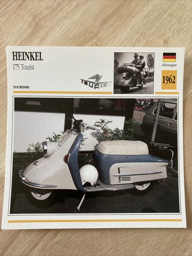 Heinkel 175 scooter 1962 - 1962, card