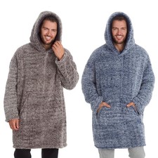 Mens Sherpa Fleece Hoodie