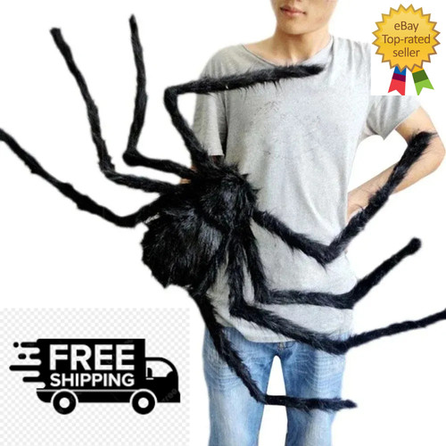 Halloween giant plush spider - giant,