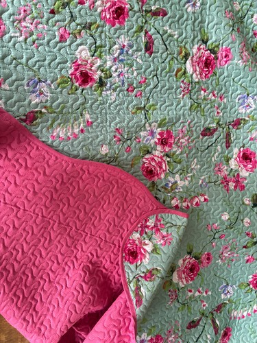 Single quilted floral - quilted,