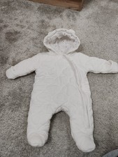 Padded 0-3 Months Unisex White