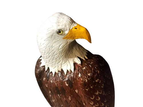 Hand carved bald eagle - hand,