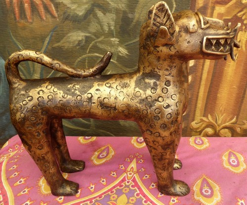 Benin bronze leopard - benin,