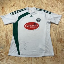 Vintage 2009 2010 Plymouth Argyle Away Football Shirt Adidas Ginsters Signed XL
