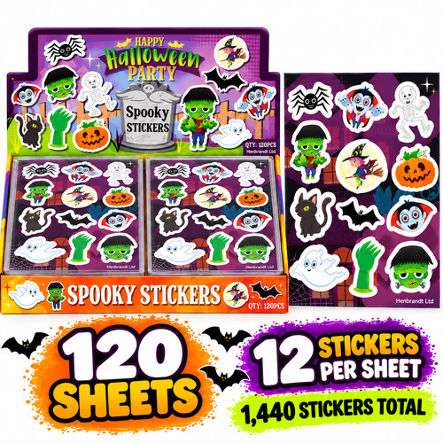 Halloween stickers 120 - stickers,
