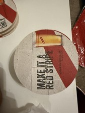 5X Red Stripe Beer Mat Jamaica