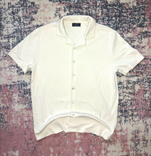Primark cream button - cream, shirt