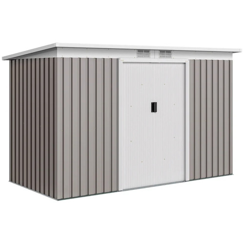 4ft metal garden storage - 9,