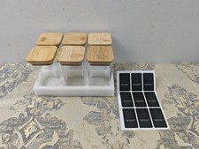 ComSaf 6Pcs 240ml Glass Spice