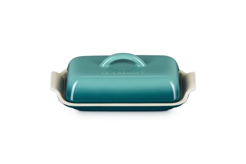 Stoneware butter dish - butter,