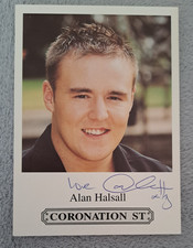 Photo from Coronation Street signed by Alan Halsall
