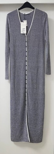 Zara grey white neck - white, v-neck