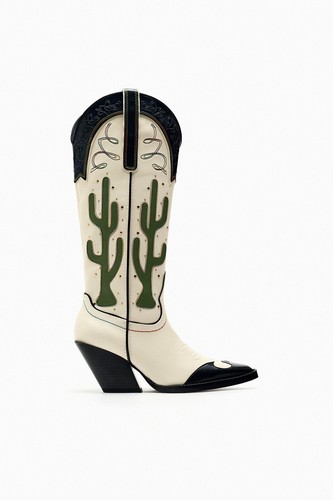 Zara women contrasting - women, knee