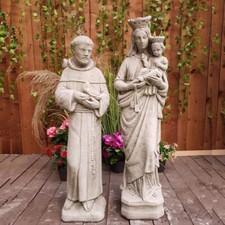 Stone Cast statues of Mary