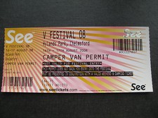 V FESTIVAL  16/08/2008  UNUSED