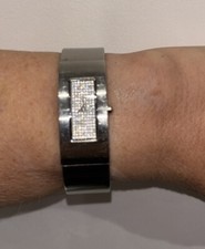 DKNY Stainless Steel bracelet watch with crystal Face for small wrist NY-4043