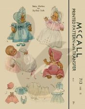 Reproduction Vintage Dy-Dee Doll Clothes Sewing Pattern M713