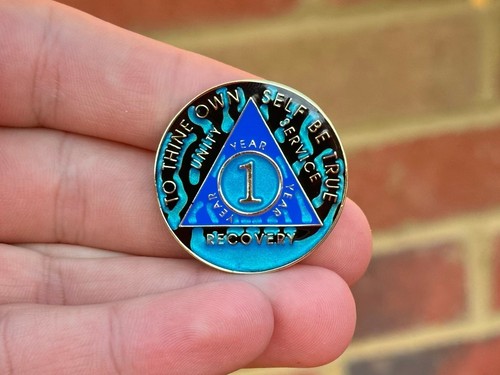 Hand painted year coin - aa,